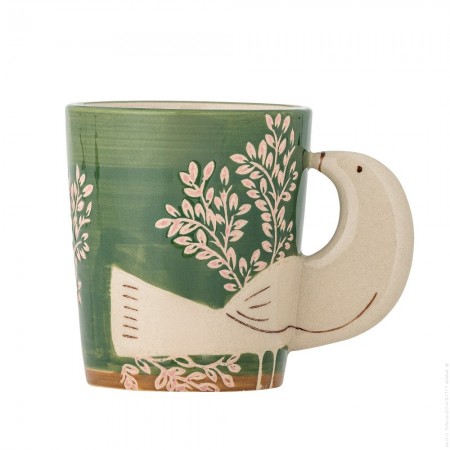 Tasse Hezha en gr&egrave;s vert