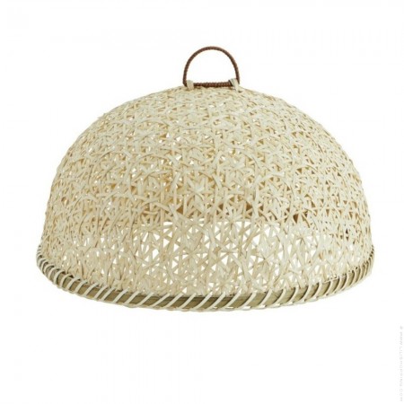 Cloche couvre plat bambou