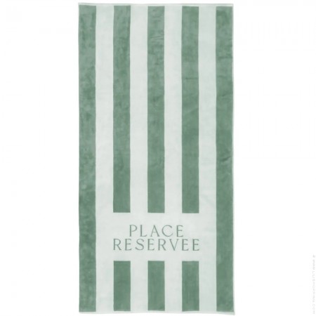 Place R&eacute;serv&eacute;e bronze beach towel