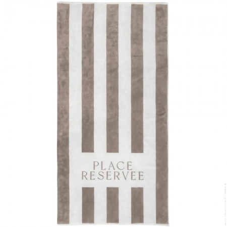 Place R&eacute;serv&eacute;e sand beach towel