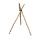 Trépied 120 cm pour bougie terre cuite extérieure 
