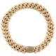 Elastique à cheveux et bracelet pailletté corail beige