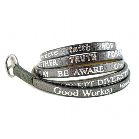 Bracelet gunmetal Good Work(s) Standard Metallic