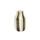 Green stripped Giulia 15,5 cm vase