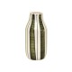 Green stripped Giulia 20,5 cm vase