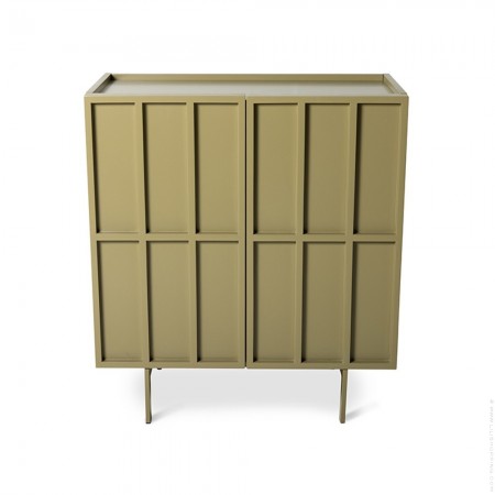 Olive green cupboard