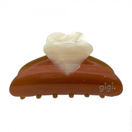 The Powdered heart hairclip