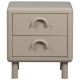 Rune sand bedside table