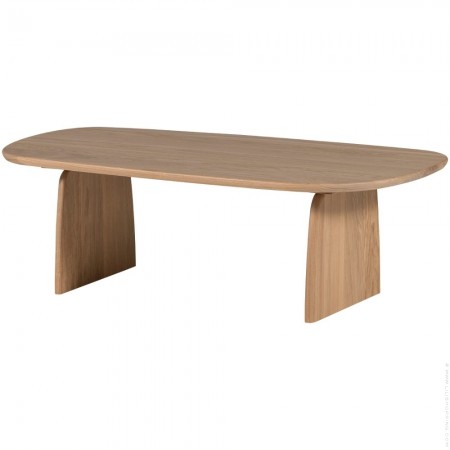 Solid oak 110 cm Tablo side table
