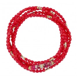 6 turn Vir red bracelet