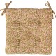 Coussin d'assise velours olive nude bleu noir