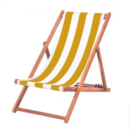 Riviera white and ochre sunbathing