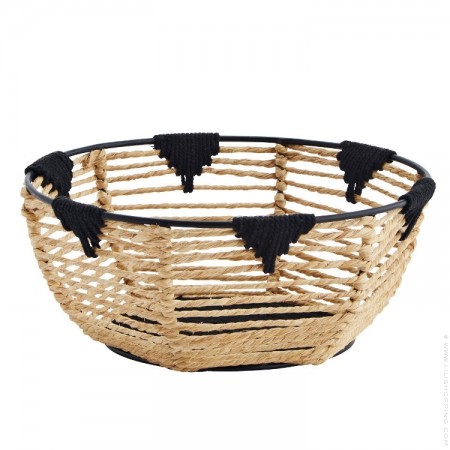 Porte bouteille en jonc de mer