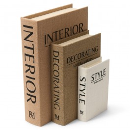 Set of 3 decorative book boxes Style, Decorating, Interior