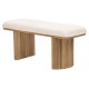 Off white looped chest stool