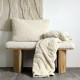 Off white looped chest stool
