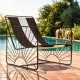 Armchair Eldorado golden natural canvas 