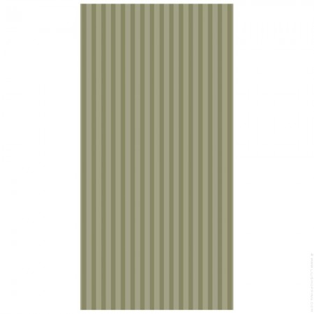 Pack of 16 tone in tone green stripped paper napkins