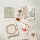 Serviettes en papier paisley vert (pack de 20)