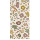 Pack of 16 tone in tone burned rose stripped paper napkins