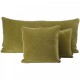 Housse de coussin rectangle NewDelhi olive + intérieur