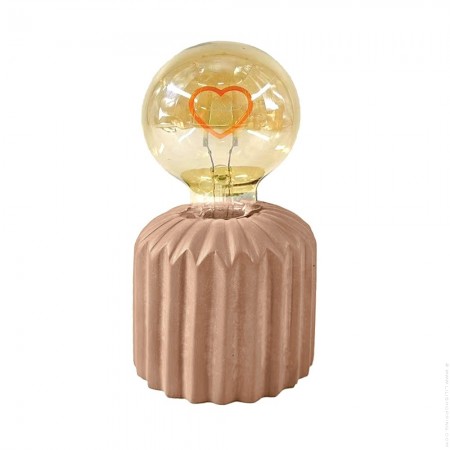 Lampe terra marron LED