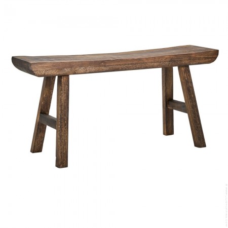 Banc Lane 100 cm marron