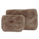 Chamonix linen clutch