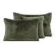 Hambourg khaki square cushion with inner