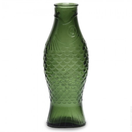 Dark green Fish carafe