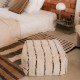 Tapis berbère coton beige lavable
