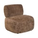 Eve khaki velvet stool