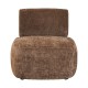 Eve khaki velvet stool