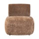 Fauteuil Flore marron