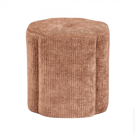 Pouf / tabouret Flore nude