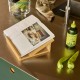80 cm oak wall shelf