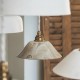 Lisette grey green hanging lamp