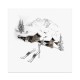Set de 4 sous-verres ours blanc