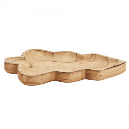 Wooden christmas tree tray