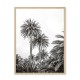 Black and white Haria 18 x 25 cm framed poster