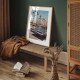 Ford Thunderbird 40 x 50 oak framed poster