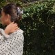 The banana Ecaille hairclip