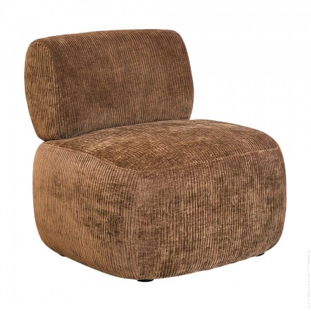 Flore brown armchair