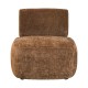 Fauteuil Flore marron