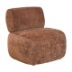 Fauteuil Flore fauve