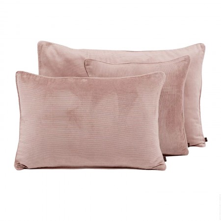 Housse de coussin rectangle Hambourg mocaccino + int&eacute;rieur