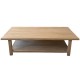Table basse double plateau en bois recyclé
