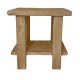 Reclaimed elm side table