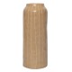 Nomad ochre striped vase, 20 cm
