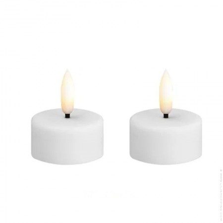 Set of 2 LED tea lights (candle)